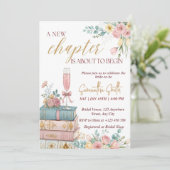 A New Chapter Bridal Shower Invitation Template (Debout devant)