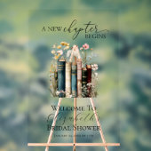 A New Chapter Bridal Shower Welcome Sign (Neutre)