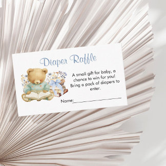 A New Chapter will soon Begin Diaper Raffle Informatiekaartje