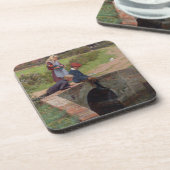 A Nibble, 1914 (olie op het paneel) Onderzetter (Linkerzijde)