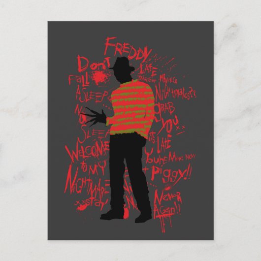 A Nightmare on Elm Street | Don't Fall Asleep Feestdagenkaart (Voorkant)