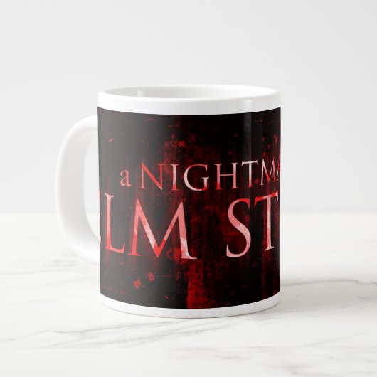 A Nightmare on Elm Street | Gebleke tekst Extra Grote Beker (Voorkant links)