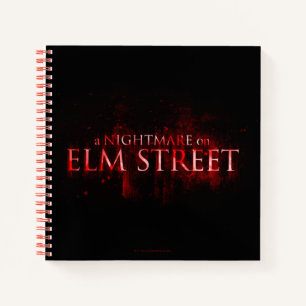 A Nightmare on Elm Street   Gebleke tekst Notitieboek