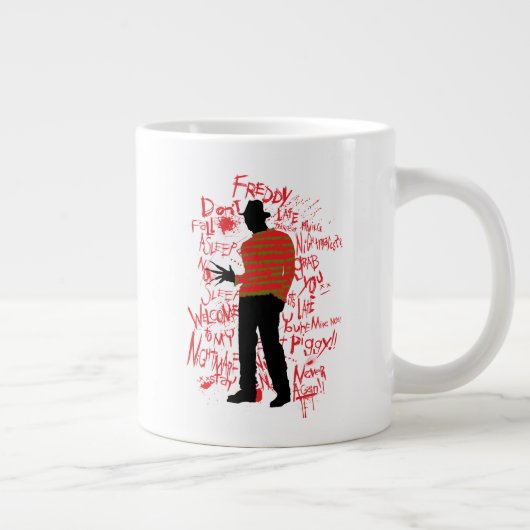 A Nightmare on Elm Street | Geen Herfst Aslapen Extra Grote Beker (Rechts)