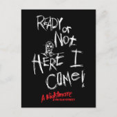 A Nightmare on Elm Street | Hier kom ik Feestdagenkaart (Voorkant)