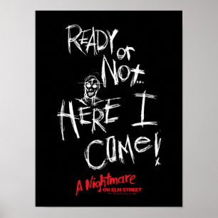 A Nightmare on Elm Street Hier kom ik Poster