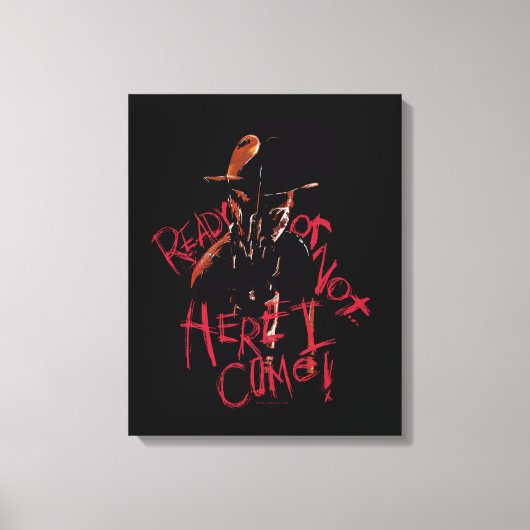 A Nightmare on Elm Street | Klaar of niet Canvas Afdruk (Voorkant)