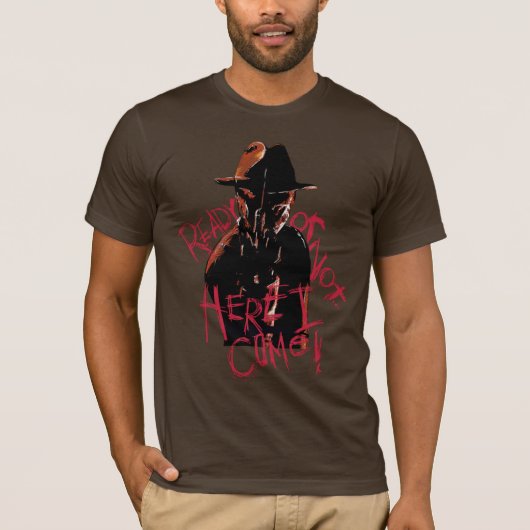 A Nightmare on Elm Street | Klaar of niet T-shirt (Voorkant)