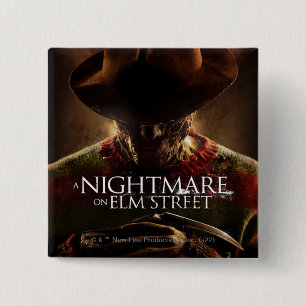 A Nightmare on Elm Street Movie Poster Vierkante Button 5,1 Cm