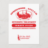 A Nightmare on Elm Street | Springwood Asylum Feestdagenkaart (Voorkant)