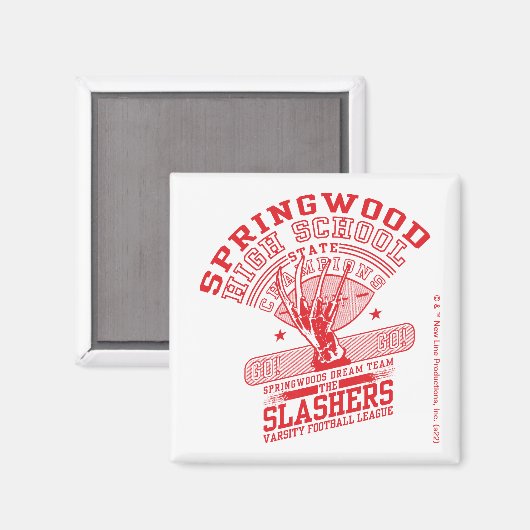 A Nightmare on Elm Street | Springwood High Magneet (Voorkant / Achterkant)