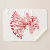 A Nightmare on Elm Street | Springwood High Sherpa Deken (Voorkant (horizontaal))