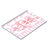 A notebook in a minimalistic style notitieboek (Linkerzijde)