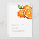 À notre future mariée Aperol Spritz Invitation de (Dos)