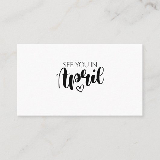 À Nous En Avril Faire-part De Grossesse (Devant)