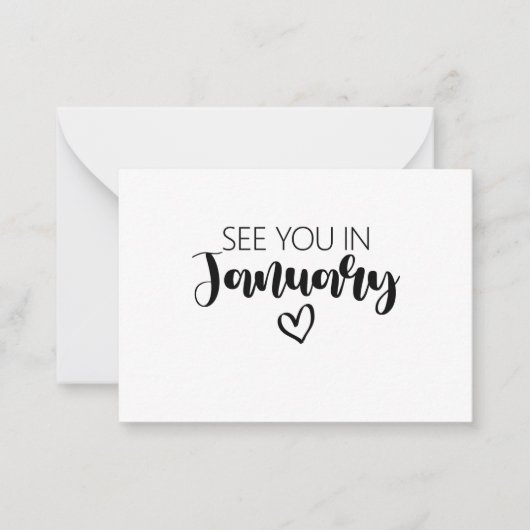 À Nous En Janvier Faire-part De Grossesse (Devant)