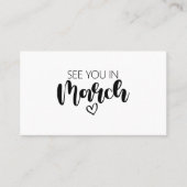 À Nous En Mars Faire-part De Grossesse (Devant)