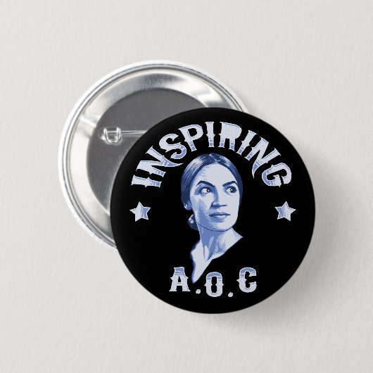 A.O.C. inspireren Ronde Button 5,7 Cm (Voorkant /achterkant)