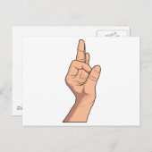 A OK ~ Hand Sign and Gestures a-ok 2 Briefkaart (Voorkant / Achterkant)