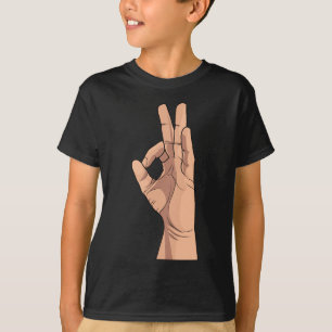 A OK ~ Handteken en gebaren a-ok T-shirt