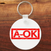 A-OK Stempel Sleutelhanger (Achterkant)