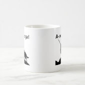 "A-OOOOOOGA !" Loup Funny Mug (Centre)