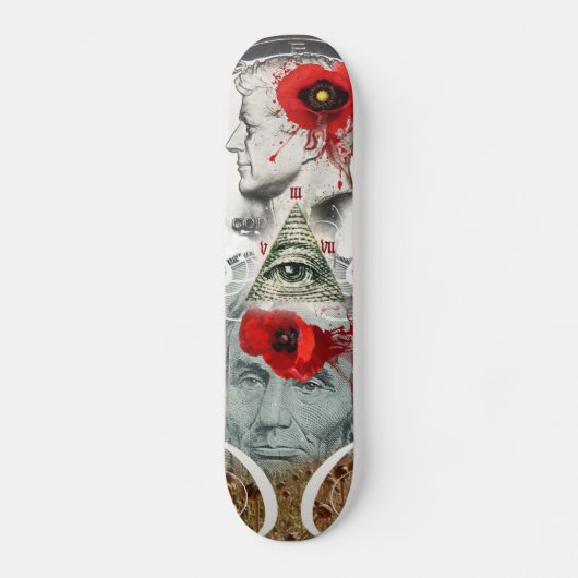 a) opium for the masses ~ skateboard (Voorkant)