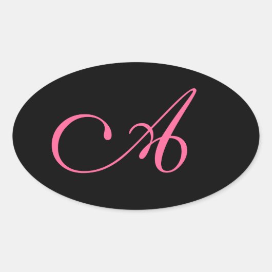 A OVALE STICKER (Voorkant)