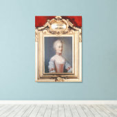 A Pagoda, gegraveerd door Joseph Constantine Stadl Canvas Afdruk (Insitu (Houten vloer))