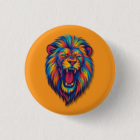 A PAINTED LION button (Voorkant)