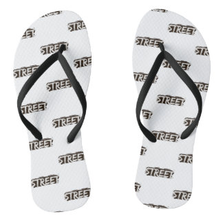 A pair of white Slipers Teenslippers