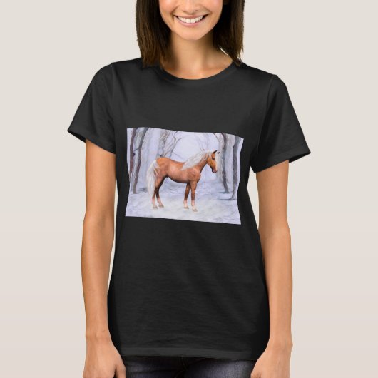 A Palomino-paard T-shirt (Voorkant)