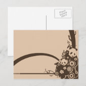 A Panda Pattern Briefkaart (Voorkant / Achterkant)