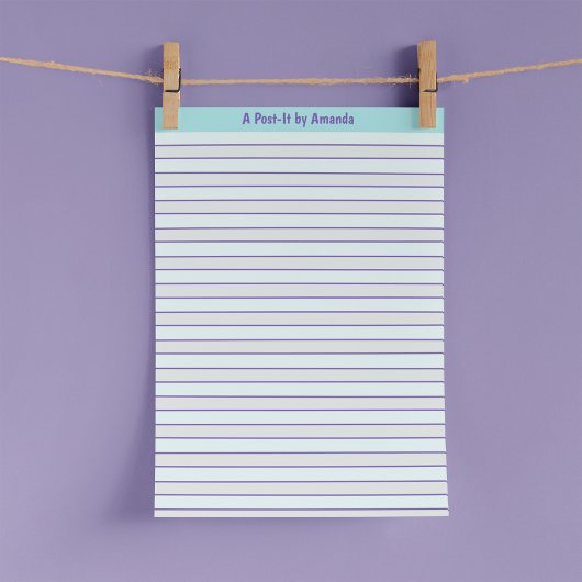 A par "Votre nom" Post-it® Notes Modèle