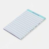 A par "Votre nom" Post-it® Notes Modèle (Incliné)