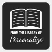 À partir de la bibliothèque de étiquettes de libra (Devant)