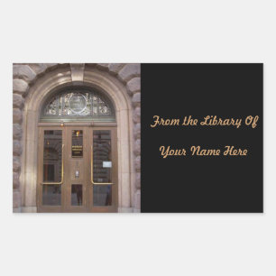 À Partir De La Bibliothèque Des Étiquettes De Livr