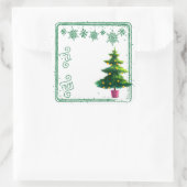 À partir de l'arbre de Noël Stickers étiquette cad (Sac)