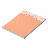 À Partir Du Bureau De - Bloc-Notes Lined, Peach (Tourné)