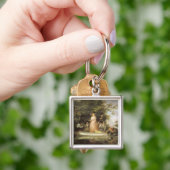 A Party angling (olie op canvas) Sleutelhanger (Hand)