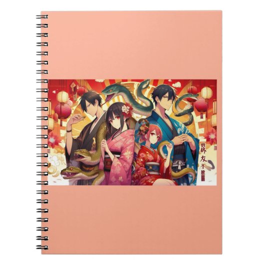 A Past Lunar Celebration featuring serpents Notitieboek (Voorkant)