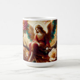 A Peaceful Angel Sitting On a Limb on a Beautiful Koffiemok