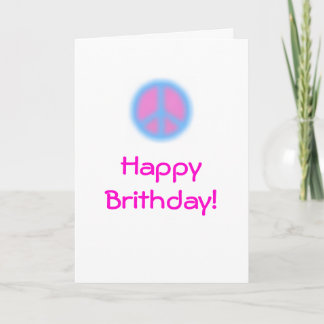 A Peaceful Birthday Kaart