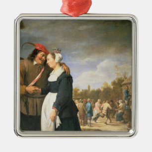 A Peasant Wedding, 1648 Metalen Ornament