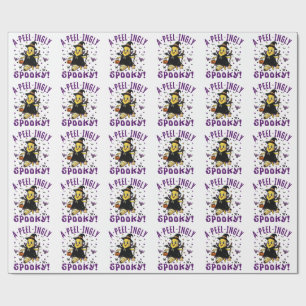 A-peel-ingly Spooky Halloween Banana Design Cadeaupapier