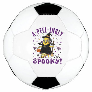 A-peel-ingly Spooky Halloween Banana Design Voetbal