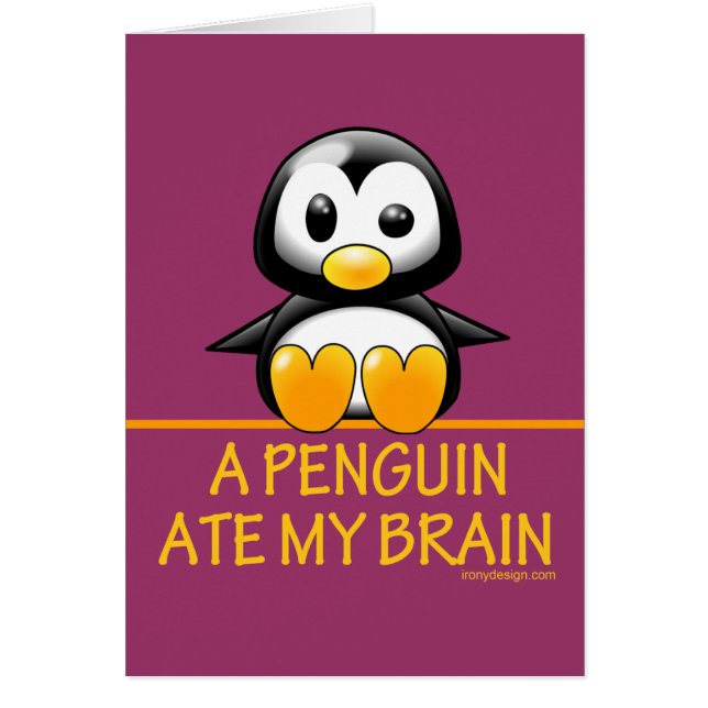 A Penguin Ate My Brain (Voorkant)