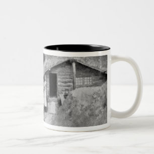 A Pennsylvania Cave-Dwelling Tweekleurige Koffiemok