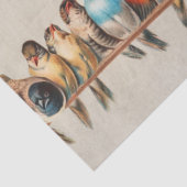 A Perch of Birds, 1880 by Hector Giacomelli Tissuepapier (Detail)
