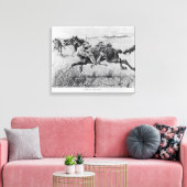 A Peril of the Plains Canvas Afdruk (Insitu (Woonkamer))